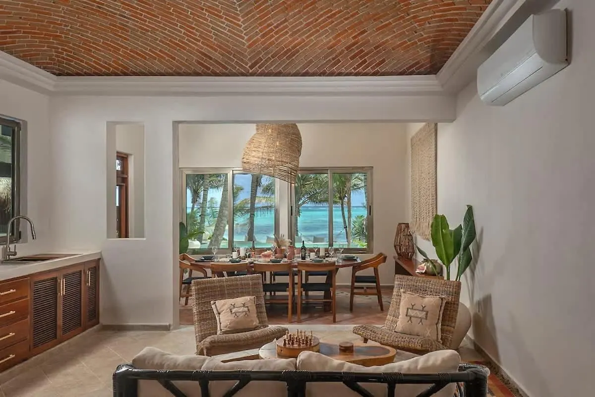 New 3Br Private Beachfront Villa With Pool At Soliman トゥルム 0*,